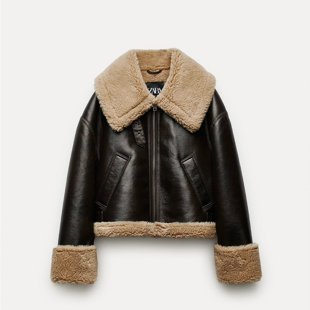 Zara Double-Faced Biker Jacket